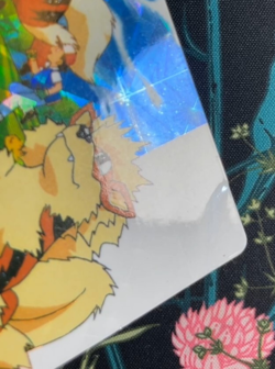 MP Rare Holo Arcanine Vintage Vending Sticker Prism Pokemon Japanese -G94 - Image 2