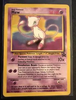MEW Pokemon 1999 Black Star Promo - Image 1