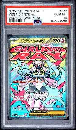 PSA 10 Mega Diancie EX 227 Attack Rare M2a-mega Dream EX Pokemon Japanese Card - Image 1