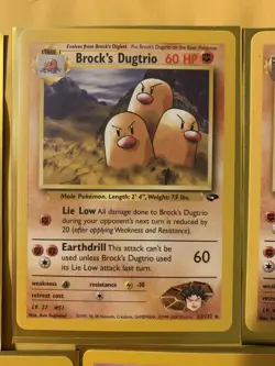 Pokemon Gym Challenge Neo Destiny Erika’s Clefairy Light M Brock’s Golem Unknown - Image 3