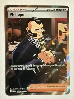 Philippe 110/086: Chaos Rising Full Art SIR Holo Ultra Rare. NM Pokemon - Image 1