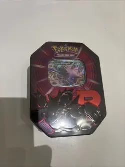 Pokemon TCG: Team Rocket Tin NIDOKING Destined Rivals - Brand New & Sealed - Image 1