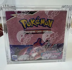Pokemon TCG Fusion Strike Booster Box W/ Acrylic Case SEALED - Image 2