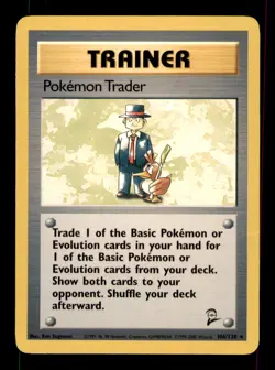 Pokemon Trader 106/130 Rare Base Set 2 Pokemon Moderately Played - Image 1