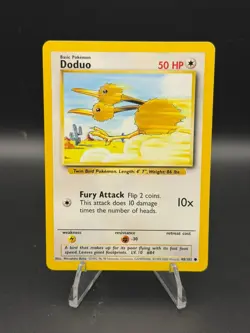 Doduo 48/102 Common Base Set Unlimited Pokemon Lightly Played - Image 1