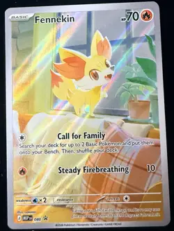 Fennekin 080 Holo Promo ME: Mega Evolution Promo Pokemon NM/M - Image 1