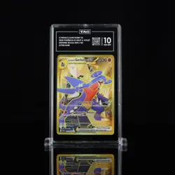 2025 Pokemon SV Destined Rivals 241/182 Cynthia's Garchomp EX HR TAG 10 (968) - Image 1