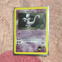 Pokemon Rocket's Mewtwo 70 HP Gym Challenge 14/132 2000 Wizards of the Coast - Image 1