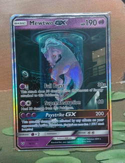 Pokemon TCG Mewtwo GX Secret Shining 78/73 Shining Legends Holo Shiny UR - Image 1