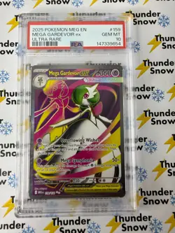 Mega Gardevoir ex #159 Ultra Rare 2025 Pokemon Mega Evolutions PSA 10 - Image 1