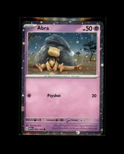 🔵 HD COSMOS HOLO 🔵 Abra MEW 063/165 - Pokemon 151 Promo - Image 1