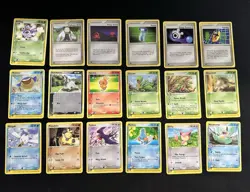 Pokemon TCG 2003 Ruby And Sapphire Regular Pokemon Cards lot of 18 NM E-Readers - Image 1