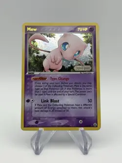 SWIRL 🌀 Mew 10/92 Holo R Legend Maker Pokemon Reverse Holo NM - Image 1