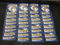 Pokemon FOSSIL 1st Edition Uncommon/Common Complete Set 31/62 LP/NM - Image 2