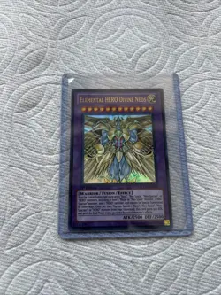 Elemental HERO Divine Neos LCGX-EN077 Yu-Gi-Oh! Holo Ultra Rare 1st Edition NM - Image 1