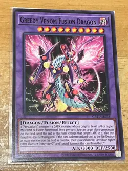 Yugioh Asian English CR11-AE038 Greedy Venom Fusion Dragon Normal NM - Image 1