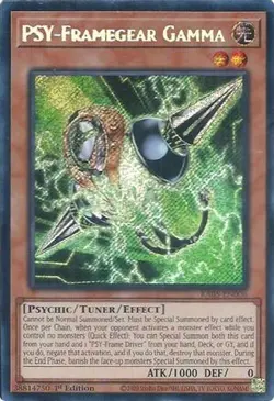 PSY-Framegear Gamma (Secret Rare) RA05-EN006 Secret Rare Yu-Gi-Oh Card - Image 1