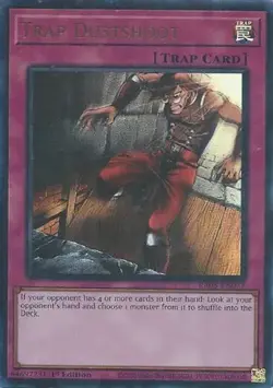 Trap Dustshoot (Ultra Rare) RA05-EN077 Yu-Gi-Oh Card - Image 1