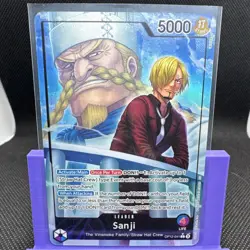 Namco Sanji OP12-041 Legacy of the Master Alt Art Foil Leader 5000 Eng One Piece - Image 1