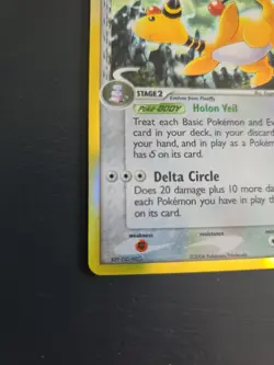 2006 Pokemon Dragon Frontiers Holo Ampharos 1/101 - Image 2