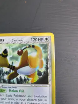 2006 Pokemon Dragon Frontiers Holo Ampharos 1/101 - Image 4