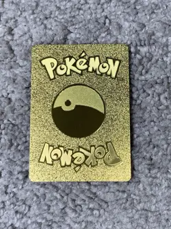 Pokemon Pikachu V HP190 Charge Thunderbolt Rare Gold Accents Foil Fan Art Card - Image 2