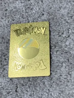 Pokemon Pikachu V HP190 Charge Thunderbolt Rare Gold Accents Foil Fan Art Card - Image 3