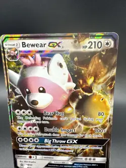 Pokemon TCG Bewear GX SM34 SM Black Star Promo Ultra Rare Holo - Image 2