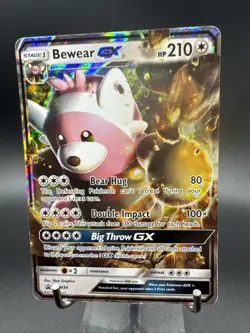 Pokemon TCG Bewear GX SM34 SM Black Star Promo Ultra Rare Holo - Image 3