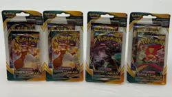 Lot of (4) Pokemon Sword & Shield Base w/ Darkness Ablaze Blister Packs SEALED - Image 1