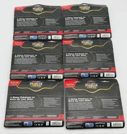 Lot of (6) Pokemon Paldean Fates Tech Sticker Collection 3-Blister Lot - Image 2