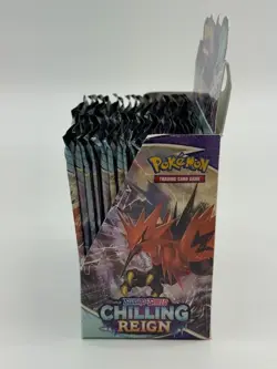 Lot of (36) Pokemon TCG Chilling Reign Booster Packs SEALED w/Box & Acrylic Case - Image 4