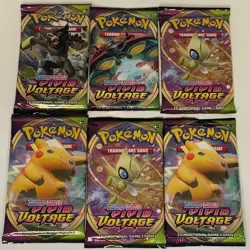 Lot of (6) Pokemon TCG Vivid Voltage Booster Packs SEALED - Image 1