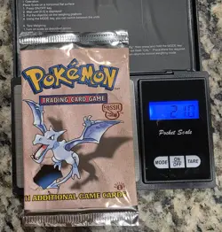 Pokemon 1st Edition Fossil Set Sealed Booster Pack Aerodactyl - Image 1