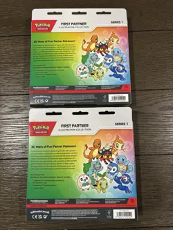 Pokemon First Partner Illustration Collection (Series 1) - Lot of 2 New/Sealed - Image 2