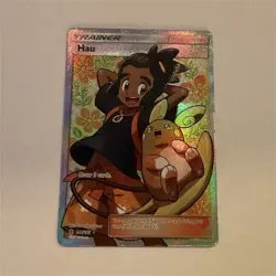 Pokemon TCG Hau 144/145 SM Guardians Rising Ultra Rare Full Art Holo ENG - Image 1