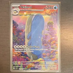Pokemon TCG Wailord 162/159 Journey Together Illustration - Image 1