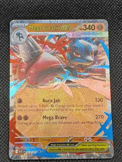 Mega Lucario ex 113/217 Double Rare Ascended Heroes Pokemon Near Mint - Image 1