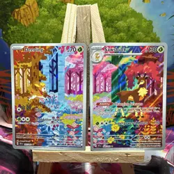Pokemon TCG Temporal Forces Deerling 165/162 & Sawsbuck 166/162 Holo Lot EN - Image 1