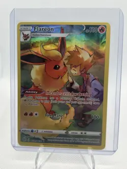 Pokemon Flareon TG01/TG30 Brilliant Stars Trainer Gallery Holo - Image 1
