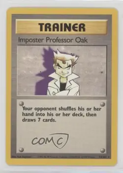 Imposter Professor Oak Pokemon Base Set #73 1999 - Image 1