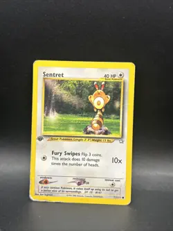 Pokemon TCG Sentret Neo Genesis 71/111 Regular 2000 Vintage 1st Edition - Image 1