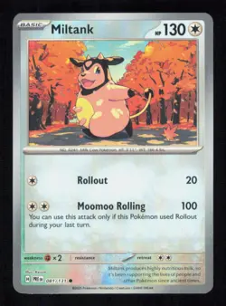 Miltank (Poke Ball Pattern) 081/131 Holo Prismatic Evolutions Pokemon Near Mint - Image 1