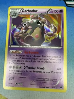 Garbodor 57/122 XY Breakpoint Holo Rare 2016 Pokemon - Image 1