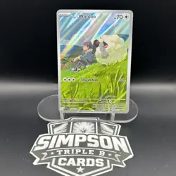 Pokemon Hop's Wooloo 170/159 Journey Together Illustration Rare Holo Near Mint - Image 1