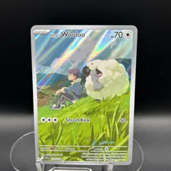 Pokemon Hop's Wooloo 170/159 Journey Together Illustration Rare Holo Near Mint - Image 2