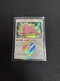 Pokemon TCG Ditto Prism Star 154/214 Lost Thunder Prism Rare Holo English NM - Image 1