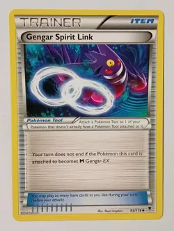 POKEMON TRAINER GENGAR SPIRIT LINK 2014 LP 95/119 - Image 1