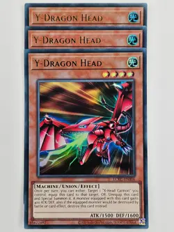 Yu Gi Oh - 3x LCKC-EN006 Y-Dragon Head - Ultra Rare - Image 1