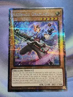 Yugioh Artmage Graflare DUAD-EN010 Starlight Rare 1st Ed NM Duelist's Advance - Image 1